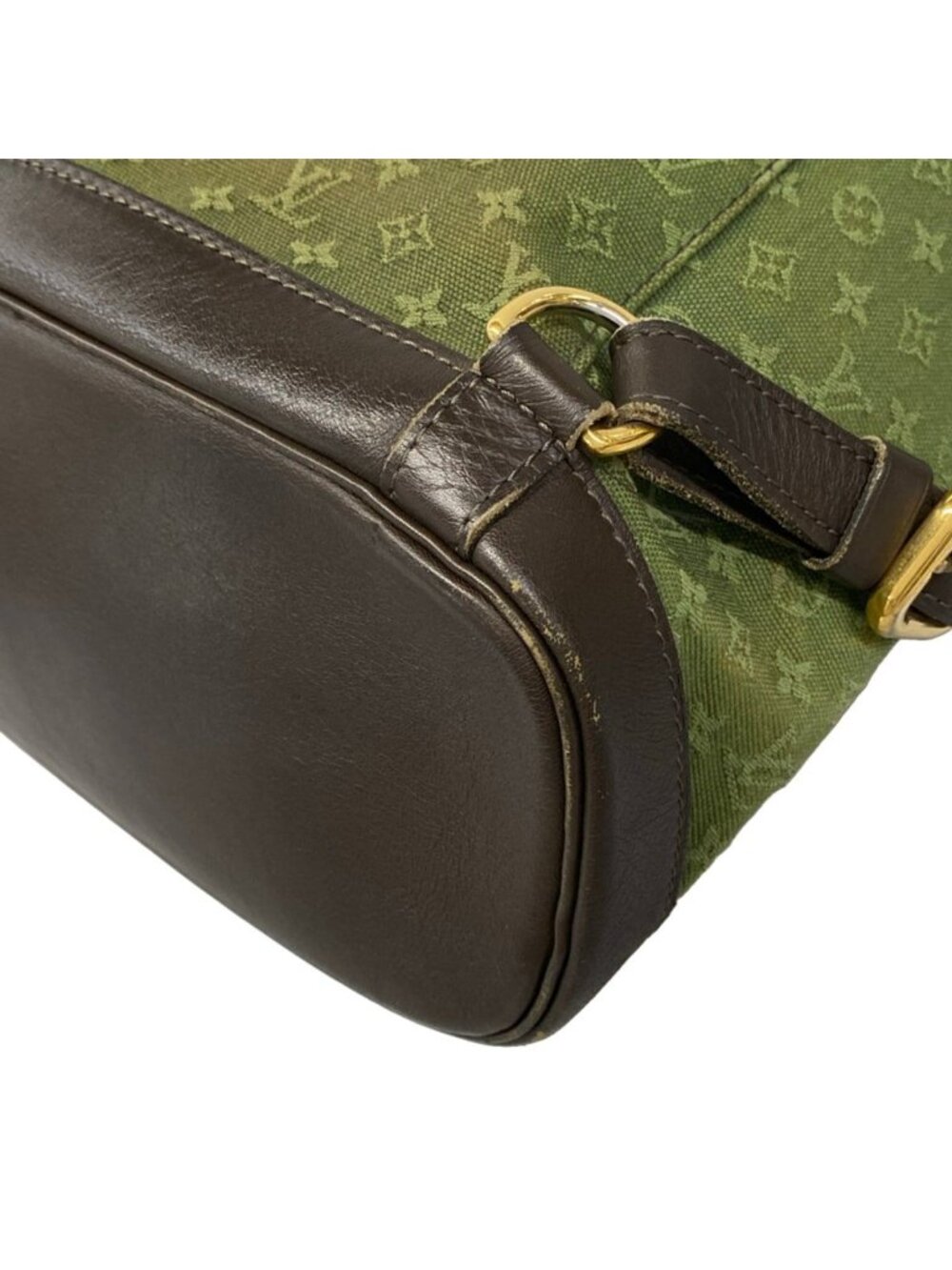 Louis Vuitton Backpack Monogram Mini Montsouris Khaki Leather - Picture 6 of 15